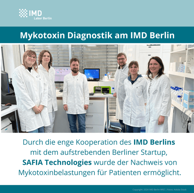 SAFIA in der Mykotoxin Diagnostik am IMD Berlin